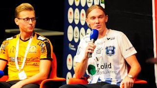 Lukas Eldholm och Jonathan Nilsson, rivaler.